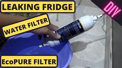 frigidaire refrigerator water filter leaking|Frigidaire Refrigerator leaking water: Causes + Fixes